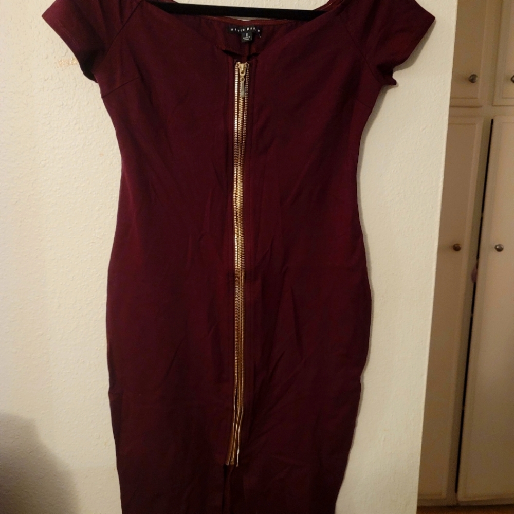 Burgundy Dress